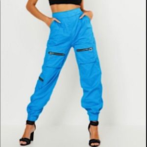 Boohoo Woven Cargo Utility Pocket Pants